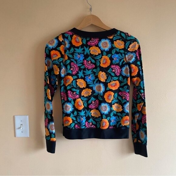 Body Glove Woman XS Rash Gaurd Long Sleeve Crew Neck Tropical Shirt UPF 50+ - Picture 3 of 13